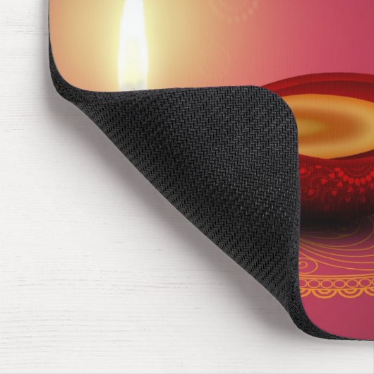 Shiny Happy Diwali Diya - Mousepad (Ecke)