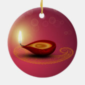 Shiny Happy Diwali Diya - Ornament (Hinten)