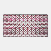 SHINY HOT PINK VALENTINE LIEBE HÖRT SCHREIBTISCHUNTERLAGE (Vorderseite)