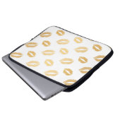 Shiny Kisses Laptopschutzhülle (Vorne Knopf)