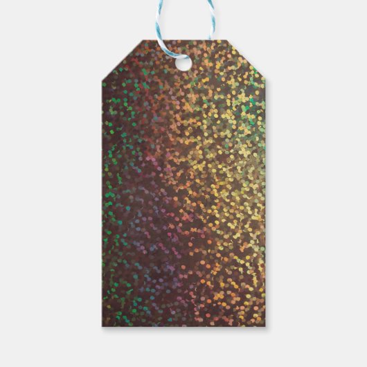 Shiny, Konfetti Geschenkanhänger (Vorderseite)