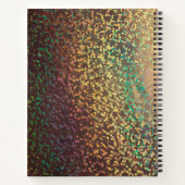 Shiny, Konfetti , mehrfarbig Notizblock (Rückseite)