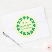 Shiny Leprechauns St. Patrick's Day Stickers (Umschlag)