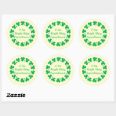 Shiny Leprechauns St. Patrick's Day Stickers (Blatt)
