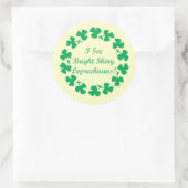 Shiny Leprechauns St. Patrick's Day Stickers (Tasche)