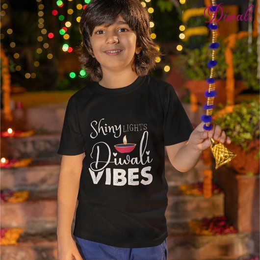 Shiny lights Diwali vibes T-Shirt