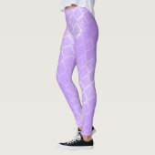 Shiny Lila Foil Lattice Leggings (Links)