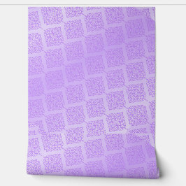 Shiny Lila Foil Lattice Tapete