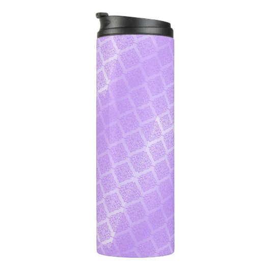 Shiny Lila Foil Lattice Thermosbecher (Nach rechts gedreht)