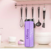 Shiny Lila Foil Lattice Thermosbecher