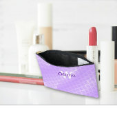 Shiny Lila Foil Lattice Zubehörtasche