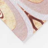 Shiny Lmon Pink Glitzer Meerjungfrau Fischskala Fleecedecke (Ecke)