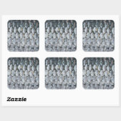 Shiny Lmon Scales Quadratischer Aufkleber (Blatt)