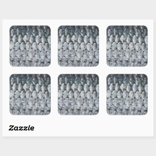 Shiny Lmon Scales Quadratischer Aufkleber (Blatt)