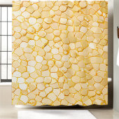 Shiny Luxury Gold Sequin Duschvorhang