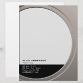 Shiny Metallic Anpassbar für Text und Farbe Briefkopf (Vorne/Hinten)