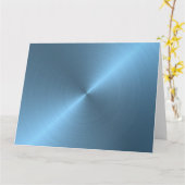 Shiny Metallic Background - Blau Karte (Gelbe Blume)