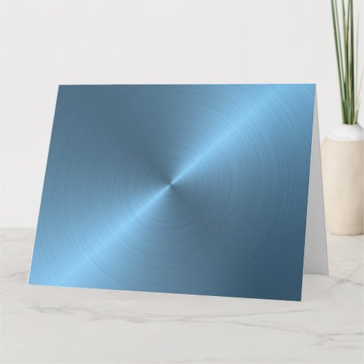 Shiny Metallic Background - Blau Karte (Vorderseite)