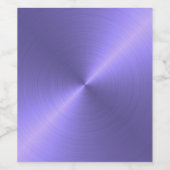 Shiny Metallic Background - Purple Weinetikett (Einzelnes Label)