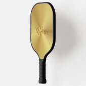 Shiny Metallic Gold Textur Pickleball Schläger (Links)