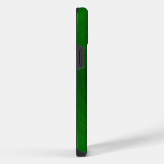 Shiny Metallic Grüne Textur Gesteinloser Stahl Aus iPhone Hülle (Rechte Seite)