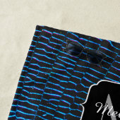 Shiny Metallic, leuchtend blau, abstrakt Strandtuch (Beispiel)