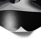 Shiny Metallic Skull Artwork Fotodruck (Ecke)