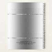 Shiny Metallic Stainless Steel Hintergrund Planer (Rückseite)