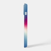 Shiny metallic texture iPhone 15 hülle (Linke Seite)