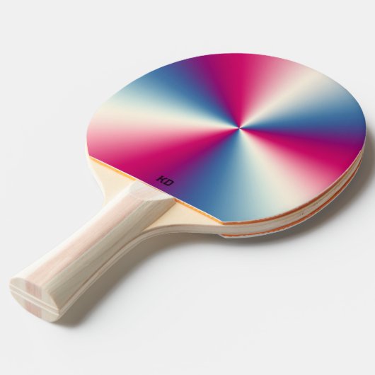 Shiny metallic texture tischtennis schläger (Vorderseite)