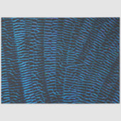 Shiny metallic vibrant neon blue abstract texture seidenpapier (Vorderseite)