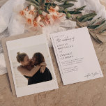 Shiny Modern & Minimalistisch Romantic Foto Weddin Folieneinladung<br><div class="desc">Fügen Sie Ihren Hochzeitseinladungen Glanz mit Goldfolie, Silber oder Rose! Dieser klassische und zeitlose Metallic-Stil wird Ihren Einladungen sicher noch ein weiteres Level hinzufügen. Erleben Sie das Wesen Ihrer Liebe mit diesem wunderbar minimalistischen Hochzeitsdesign, das ein Foto für die individuelle Verlobung bietet. Die Vorderseite der Karte ist ein gerettet, zeitgemäßes...</div>