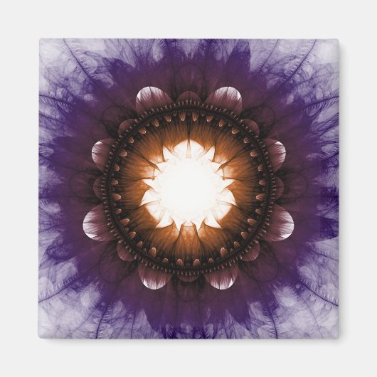 Shiny-mystische symbolische Ornament Magnet (Vorne)