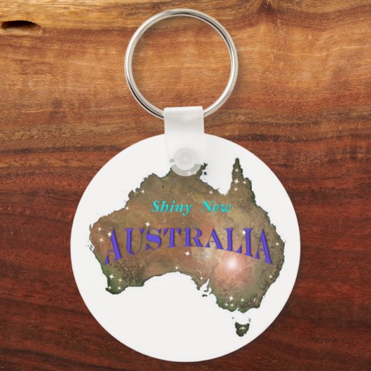 Shiny New Australia Schlüsselanhänger (Vorderseite)