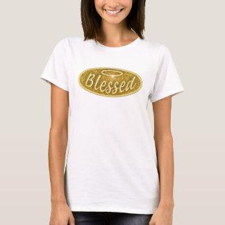 Shiny Nostalgia Halo Slogan T - Shirt