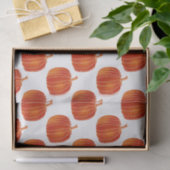 Shiny Orange Autumn Pumpkin Gold Glam Custom Party Seidenpapier (Geschenk)
