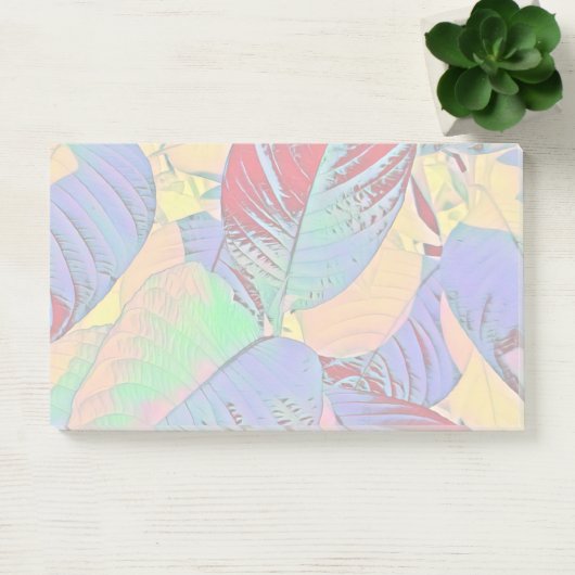 Shiny Pastel Blätter Post It Notes Post-it Klebezettel (Büro)