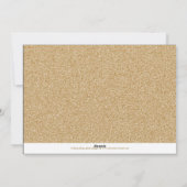 Shiny Peace & Joliday Foto Card Feiertagskarte (Rückseite)