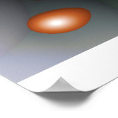 Shiny Peach Muschel Poster (Ecke)