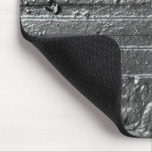 Shiny Pewter Painted Wall Mousepad (Ecke)