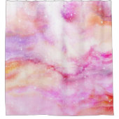 Shiny Pink Background Duschvorhang (Vorderseite)