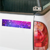 Shiny Pink Blue Background Autoaufkleber (Auf Lkw)