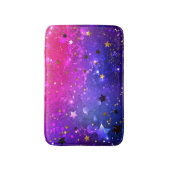 Shiny Pink Blue Background Badematte (Vorderseite Vertikal)
