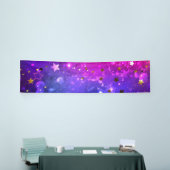 Shiny Pink Blue Background Banner (Messeveranstaltung)