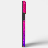 Shiny Pink Blue Background Case-Mate iPhone Hülle (Rückseite / Rechts)