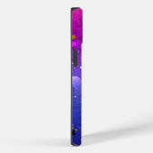Shiny Pink Blue Background Case-Mate iPhone Hülle (Rückseite / Rechts)