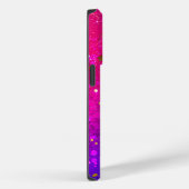 Shiny Pink Blue Background Case-Mate iPhone Hülle (Rückseite / Rechts)