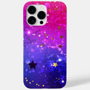Shiny Pink Blue Background Case-Mate iPhone 14 Pro Max Hülle