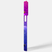 Shiny Pink Blue Background Case-Mate iPhone Hülle (Rückseite / Rechts)