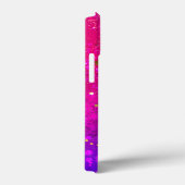 Shiny Pink Blue Background Case-Mate iPhone Hülle (Rückseite / Rechts)